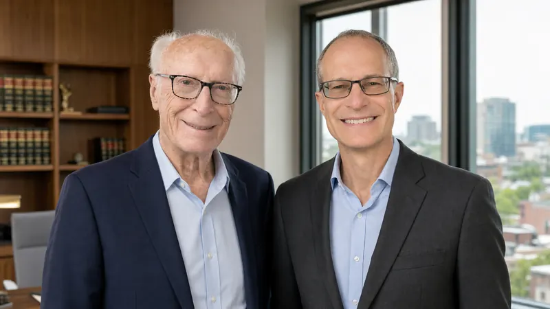 Lawrence J. Cohen, K.C. and Joshua S. Cohen in their downtown Hamilton office